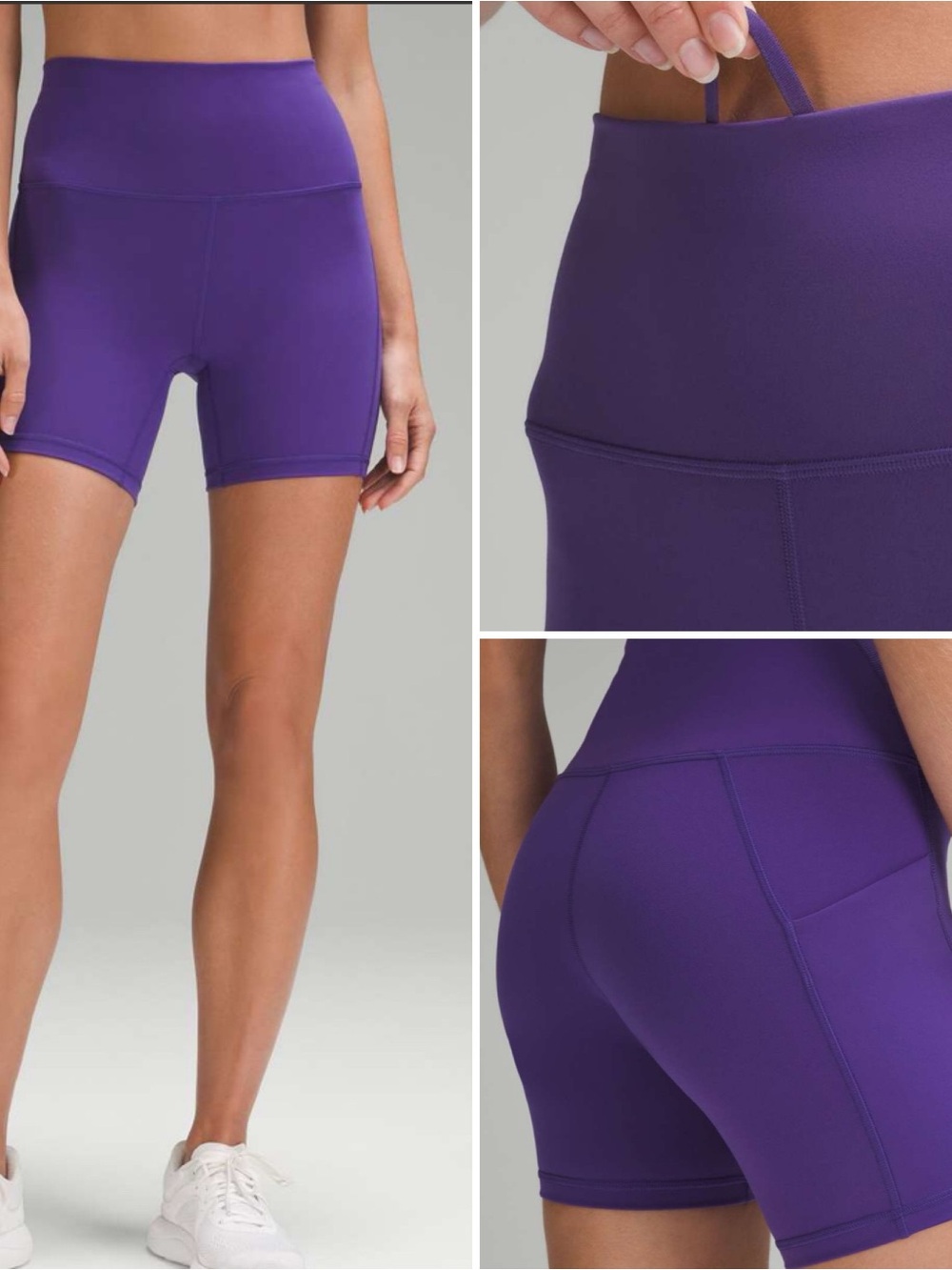 Lululemon (2024) Wunder Train High-Rise Short with Pockets 6"
Petrol Purple